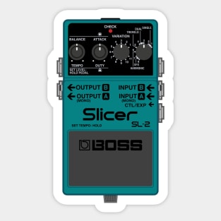 Boss SL-2 Slicer Guitar Effect Pedal Sticker